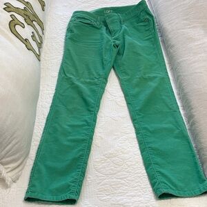 LOFT Vibrant Green Straight Leg Jeans